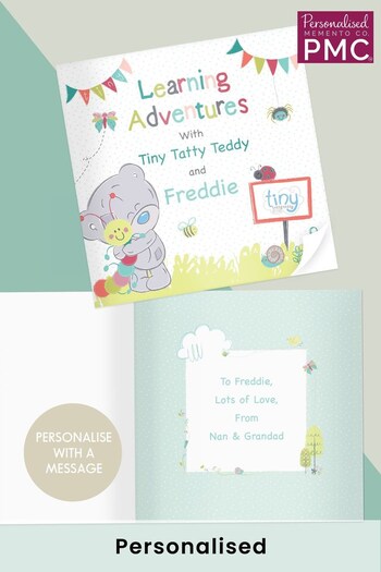 Personalised Tiny Tatty Teddy Learning Adventure Book by PMC (P64711) | £12