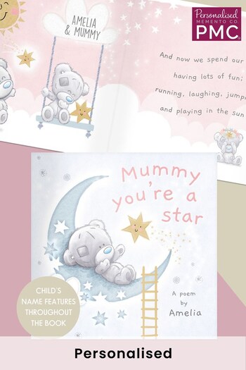 Personalised Tiny Tatty Teddy Mummy You're A Star, Poem Book by PMC (P64715) | £12