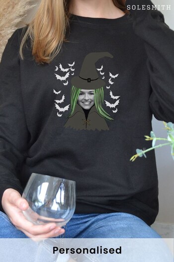 Personalised Witch Photo Jumper by Solesmith (P64765) | £32