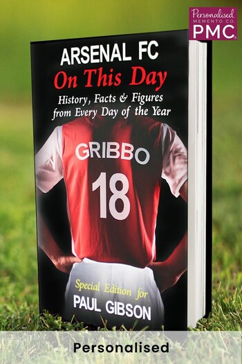 Personalised Arsenal On This Day Book by PMC (P65428) | £18