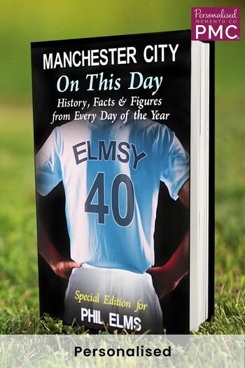 Personalised Manchester City On This Day Book by PMC (P65452) | £18