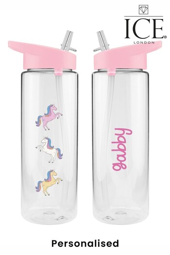 Personalised Unicorn Water Bottle by Ice London (P65865) | £14