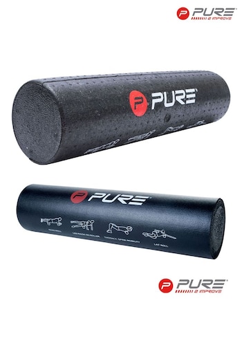 Pure 2 Improve Black Exercise Trainer Roller for Deep Tissue Muscle Massage Medium (P67732) | £39