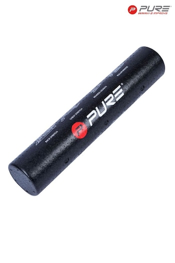 Pure 2 Improve Black Exercise Running Trainer Roller for Deep Tissue Muscle Massage Large (P67733) | £46