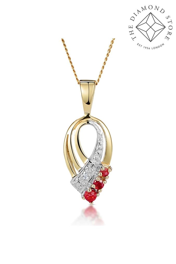 Red store necklace next