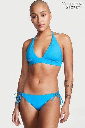 Victoria's Secret Capri Blue Halter Swim Bikini Top (P69326) | £19