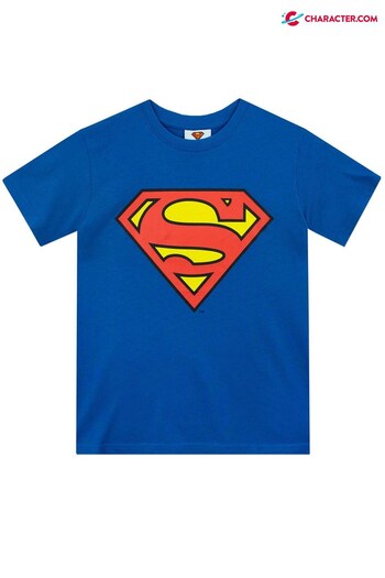 Character Blue DC Comics Superman T-Shirt Adult (P69410) | £14