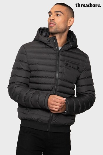 Threadbare Black Padded Jacket (P70321) | £45
