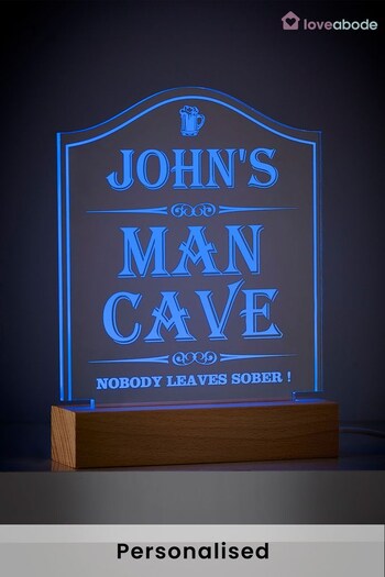 Personalised LED Man Cave Light by Loveabode (P72405) | £22