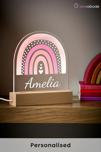 Personalised LED Rainbow Light by Loveabode (P72409) | £22