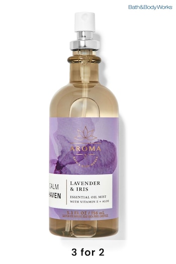 Bath & Body Works Lavender Iris Essential Oil Mist 5.3 fl oz / 156 mL (P72965) | £18
