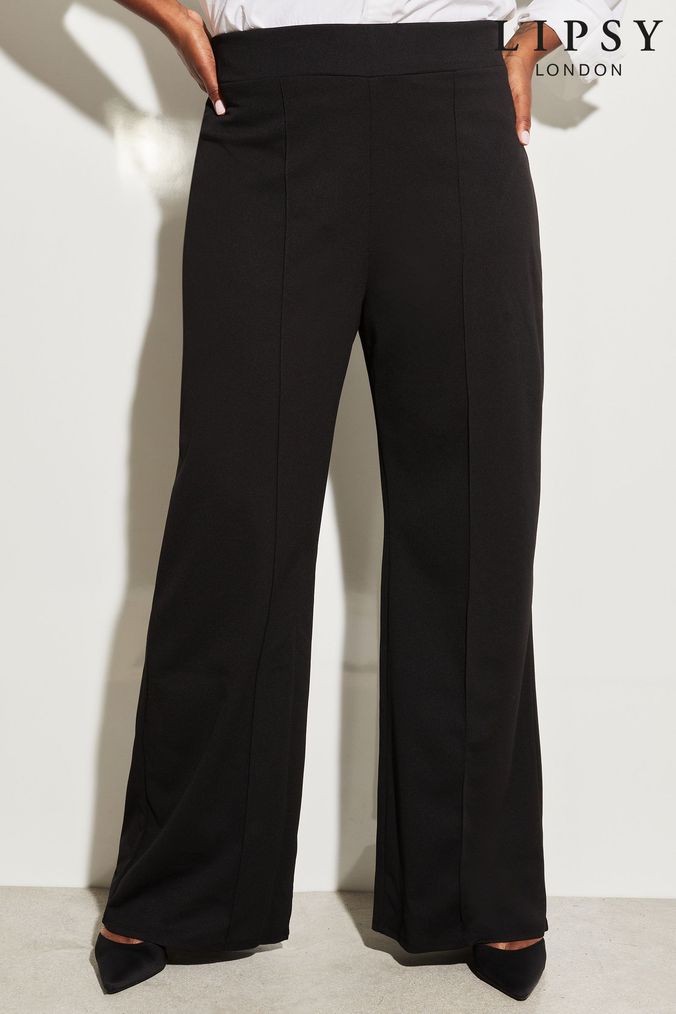Buy Women s Curve Lipsy High Waisted Trousers Online Next UK