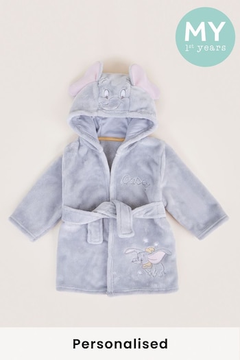 Personalised Disney Dumbo Fleece Dressing Gown by My 1st Years (P74042) | £36