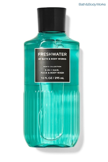 Tops, T Shirts & Polos Freshwater 3-in-1 Hair, Face & Body Wash 10 fl oz / 295 ml (P74184) | £16