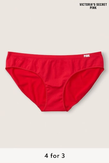 Victoria's Secret PINK Pepper Red Bikini Seamless Knickers (P74626) | £9
