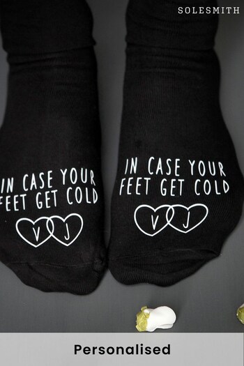 Personalised In Case Your Feet Get Cold Socks by Solesmith (P74883) | £14
