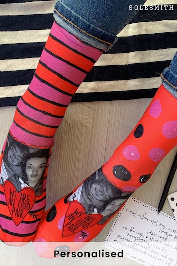 Personalised Odd Pair Photo Socks by Solesmith (P74925) | £20