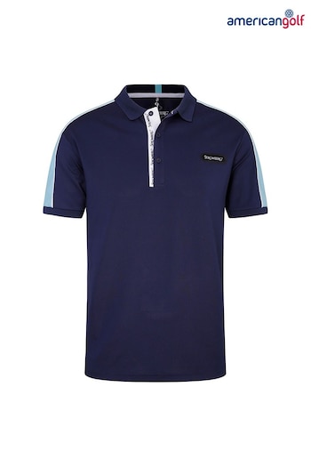 American Golf Blue Watson Polo Shirt (P74997) | £30