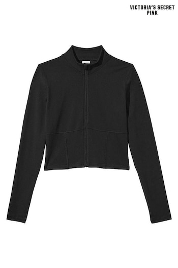 Victoria's Secret PINK Black Active Full Zip Jacket (P75216) | £45