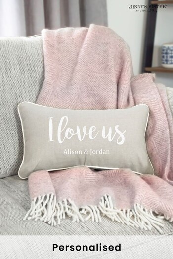 Personalised Linen Cushion by Jonny's Sister (P75662) | £55