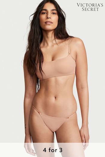 Victoria's Secret Sweet Nougat Nude Smooth Bikini Adjustable String Bikini Knickers (P75865) | £14