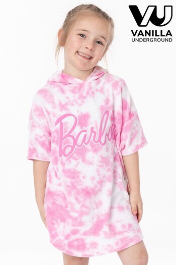 Vanilla Underground Pink Barbie Girls Towel Poncho (P76603) | £24