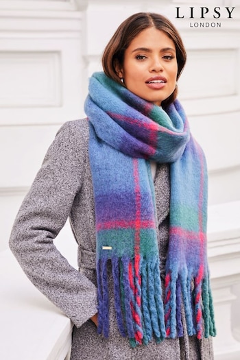 Lipsy Green Super Soft Chunky Brushed Large Scarf (P76620) | £20