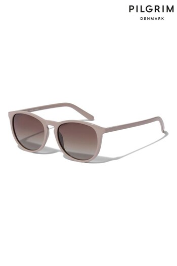 PILGRIM Nude Camilla Recycled Sunglasses (P77380) | £43