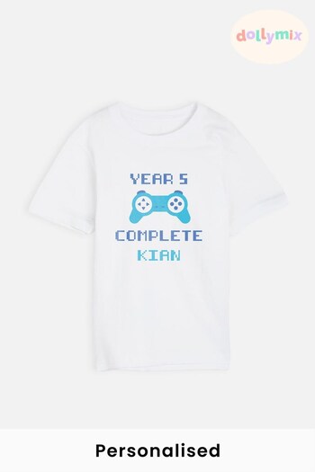 Personalised Year Complete T-Shirt by Dollymix (P77699) | £17