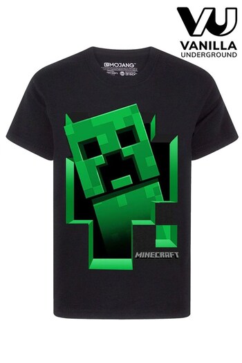 Vanilla Underground Black Minecraft Gaming T-Shirt (P77715) | £11 - £14