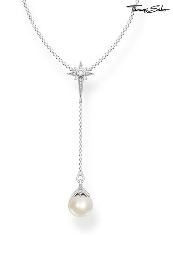 Thomas Sabo White Cosmic Fresh water pearl Necklace (P77796) | £119