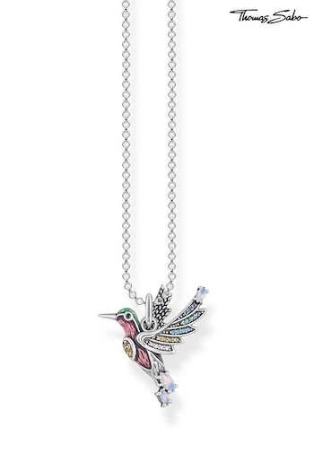 Thomas Sabo Silver Hummingbird Necklace (P77797) | £139