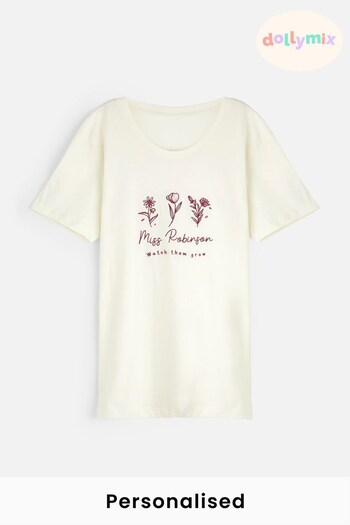 Personalised Watch Them Grow T-Shirt by Dollymix (P78306) | £17