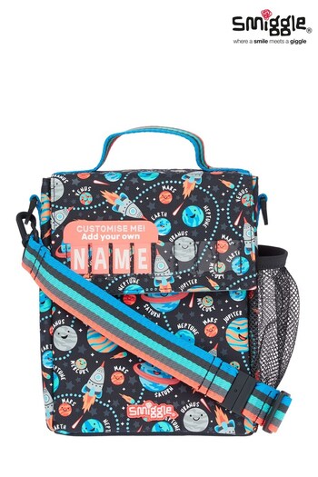 Smiggle Grey Space Up And Down Teeny Tiny ID Lunchbox (P78355) | £16