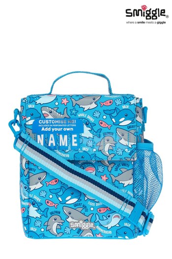 Smiggle Blue Shark Up And Down Teeny Tiny ID Lunchbox (P78357) | £16