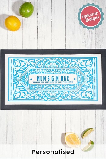 Personalised Gin Bar Runner by Oakdene Designs (P78683) | £21