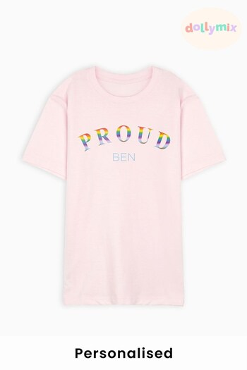 Personalised Mens Proud T-Shirt by Dollymix (P79481) | £17