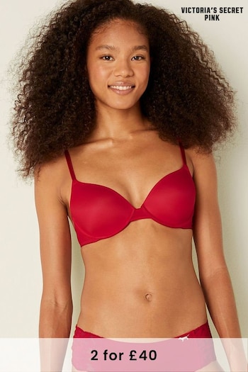 Victoria's Secret PINK Red Pepper Smooth Lightly Lined Bra (P80309) | £25