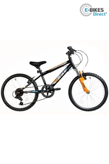 E-Bikes Direct Black Dallingridge Brave Kids 20In Hardtail Mountain Bike (P82207) | £190