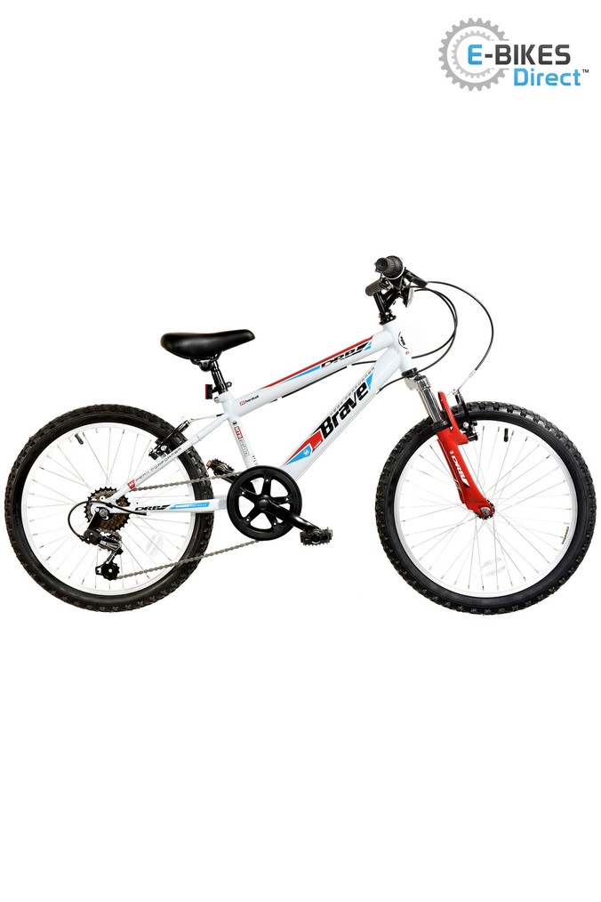 E-Bikes Direct White Dallingridge Brave 20In Hardtail Mountain Bike (P82208) | £190