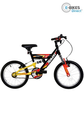 E-Bikes Direct Black Dallingridge Raven 16In Full Suspension Mountain Bike (P82209) | £170