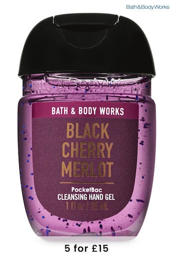 Bath & Body Works Black Cherry Merlot PocketBac Cleansing Hand Gel 1 fl oz / 29 mL (P82347) | £4