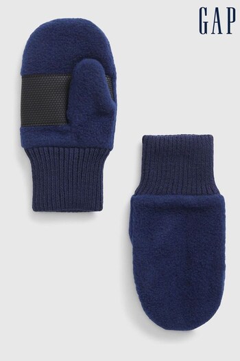 Gap Blue Fleece Mittens (P82628) | £10