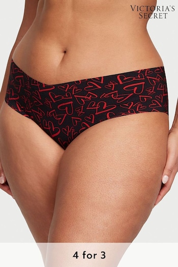 Victoria's Secret Black Outline Heart Smooth Hipster Knickers (P82788) | £9