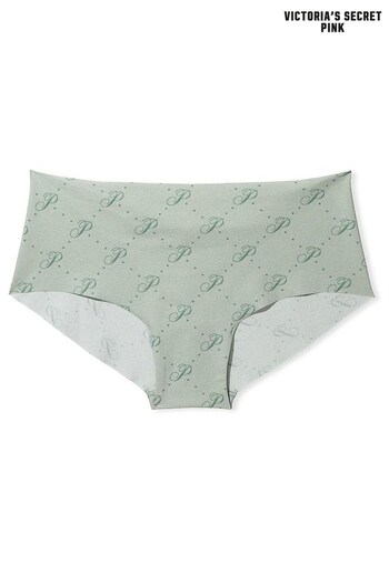 Victoria's Secret PINK Iceberg Green Script No Show Hipster Knickers (P82918) | £9