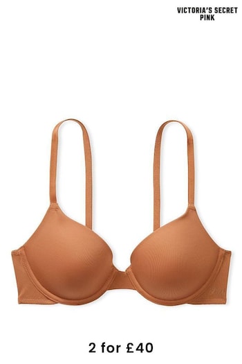 Victoria's Secret PINK Caramel Nude Lightly Lined Bra (P82940) | £25