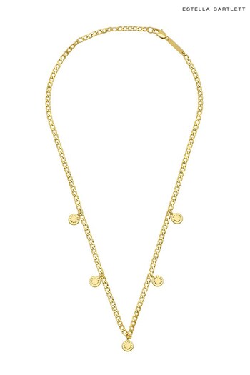 Estella Bartlett Gold The Edit Multi Sun Charm Necklace (P83038) | £44