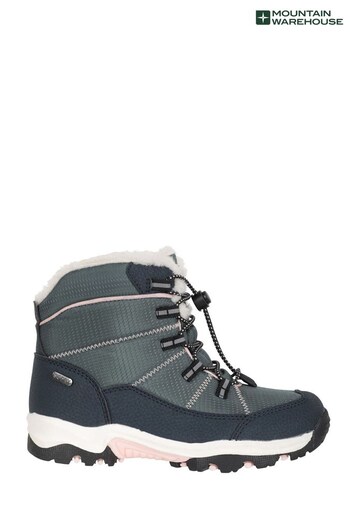 Mountain Warehouse Khaki Comet Kids Waterproof Snowboots (P83536) | £44