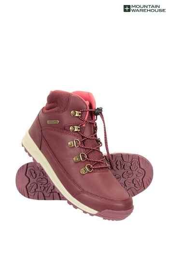 Mountain Warehouse Burgundy Redwood Kids Waterproof Boots (P83694) | £44