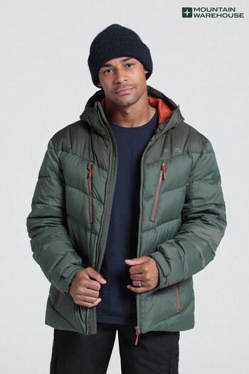 Mountain Warehouse Green Barrier Extreme Mens Down Jacket (P83909) | £144